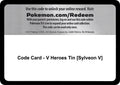 Code Card - V Heroes Tin [Sylveon V] [MCAP]