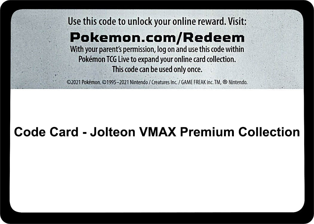Code Card - Jolteon VMAX Premium Collection [MCAP]