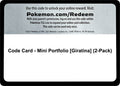 Code Card - Mini Portfolio [Giratina] (2-Pack) [MCAP]