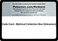 Code Card - Mythical Collection Box [Volcanion] [GEN]
