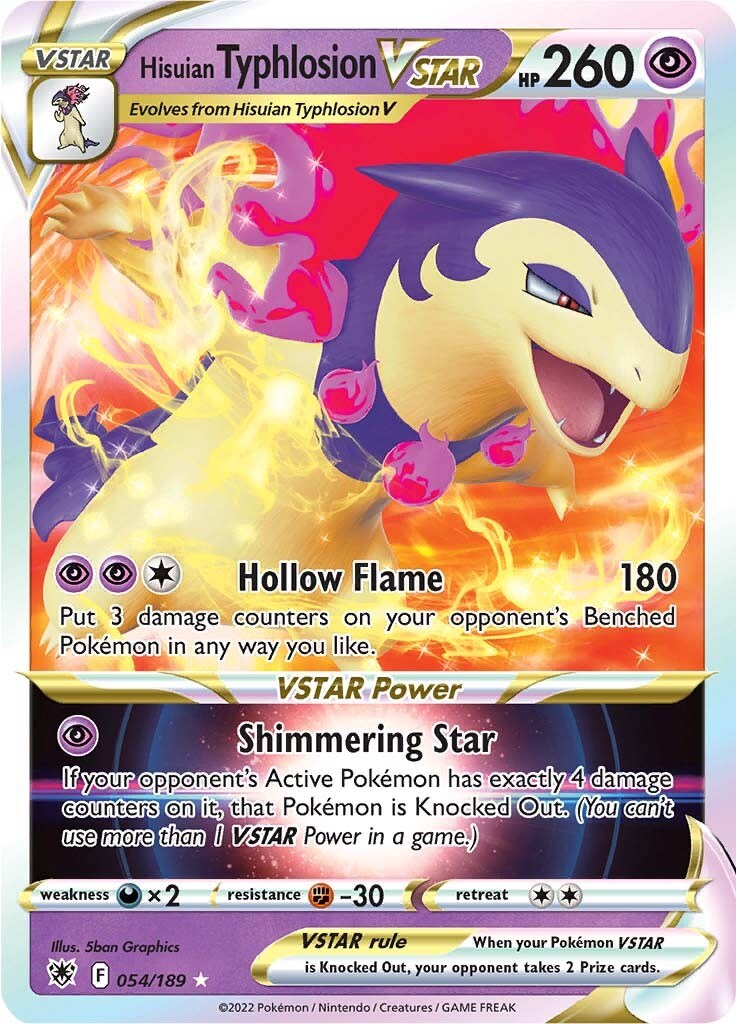 Hisuian Typhlosion VSTAR [SWSH10 - 054/189]