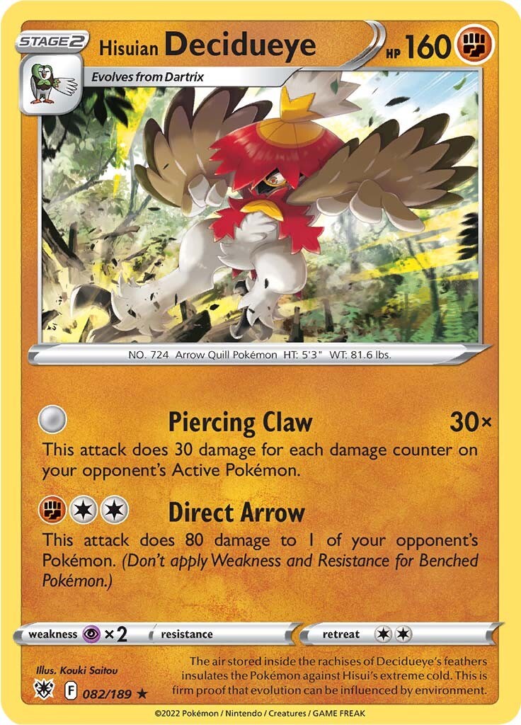 Hisuian Decidueye [SWSH10 - 082/189]