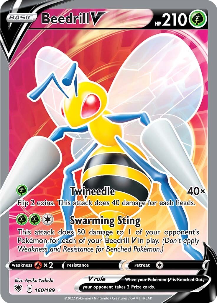 Beedrill V (Full Art) [SWSH10 - 160/189]