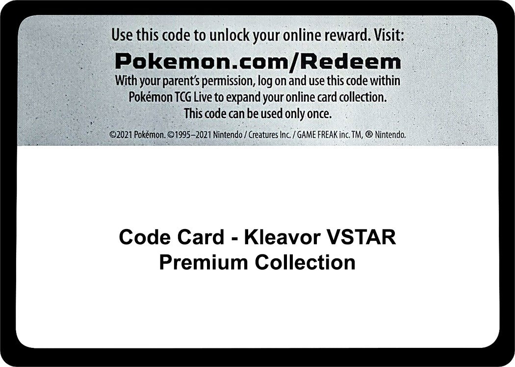 Code Card - Kleavor VSTAR Premium Collection [MCAP]
