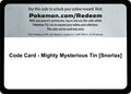 Code Card - Mighty Mysterious Tin [Snorlax] [MCAP]