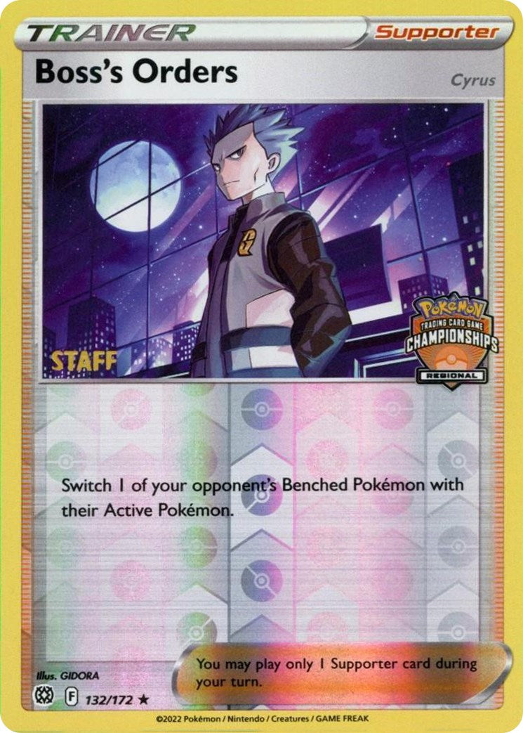 Boss's Orders - 132/172 (Regional Championships) [Staff] [PR - 132/172]