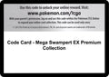 Code Card - Mega Swampert EX Premium Collection [BKT]