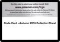 Code Card - Autumn 2016 Collector Chest [EVO]