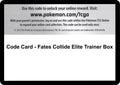 Code Card - Fates Collide Elite Trainer Box [FCO]