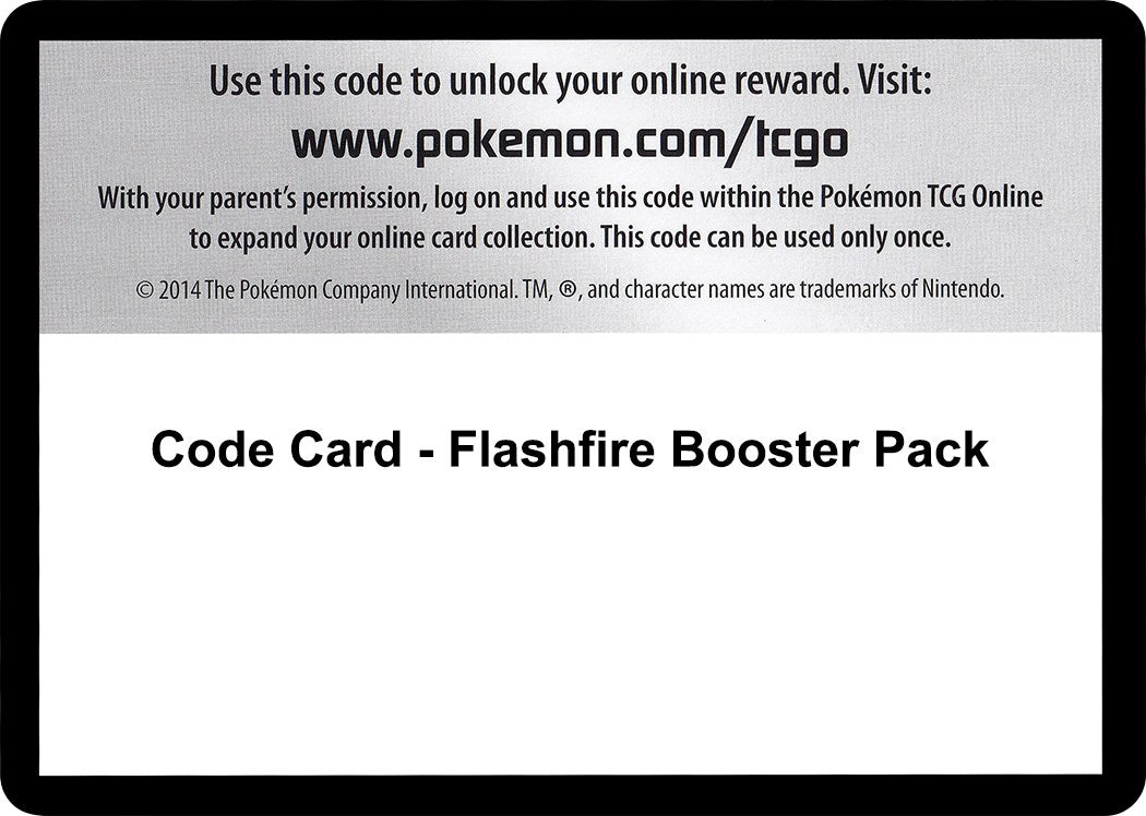 Code Card - Flashfire Booster Pack [FLF]
