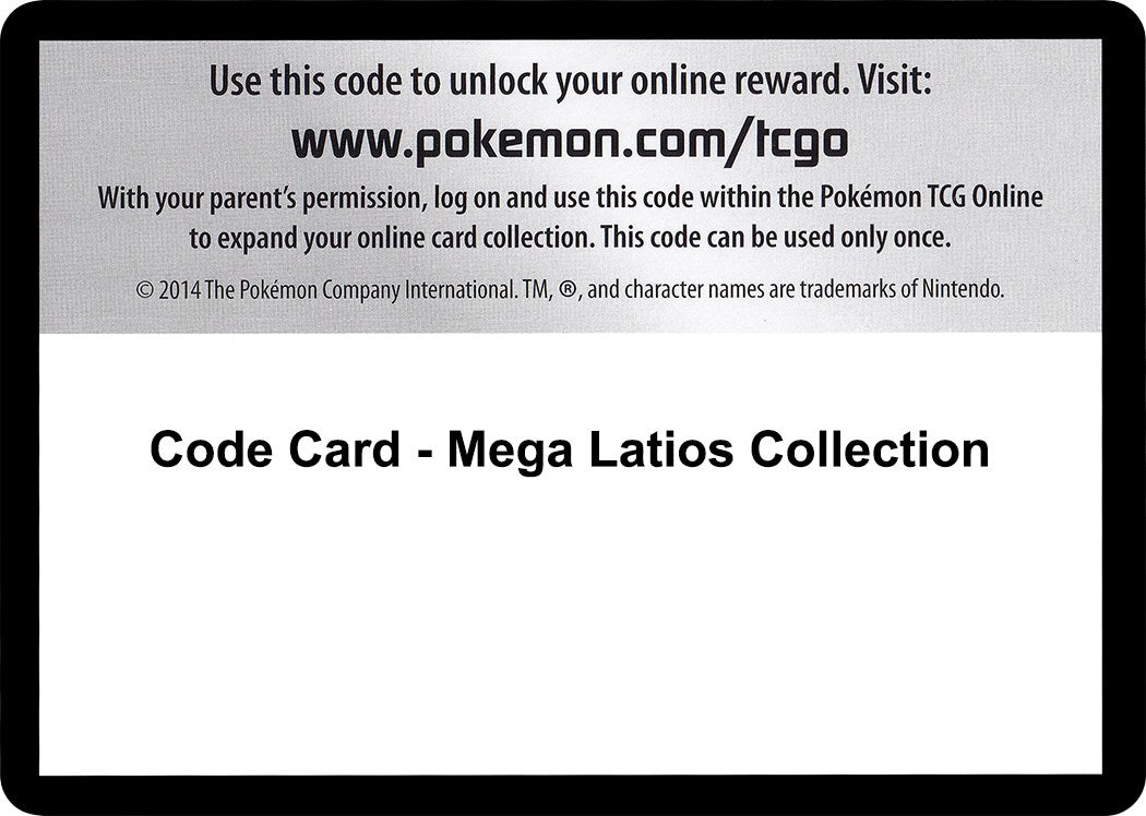 Code Card - Mega Latios Collection [ROS]
