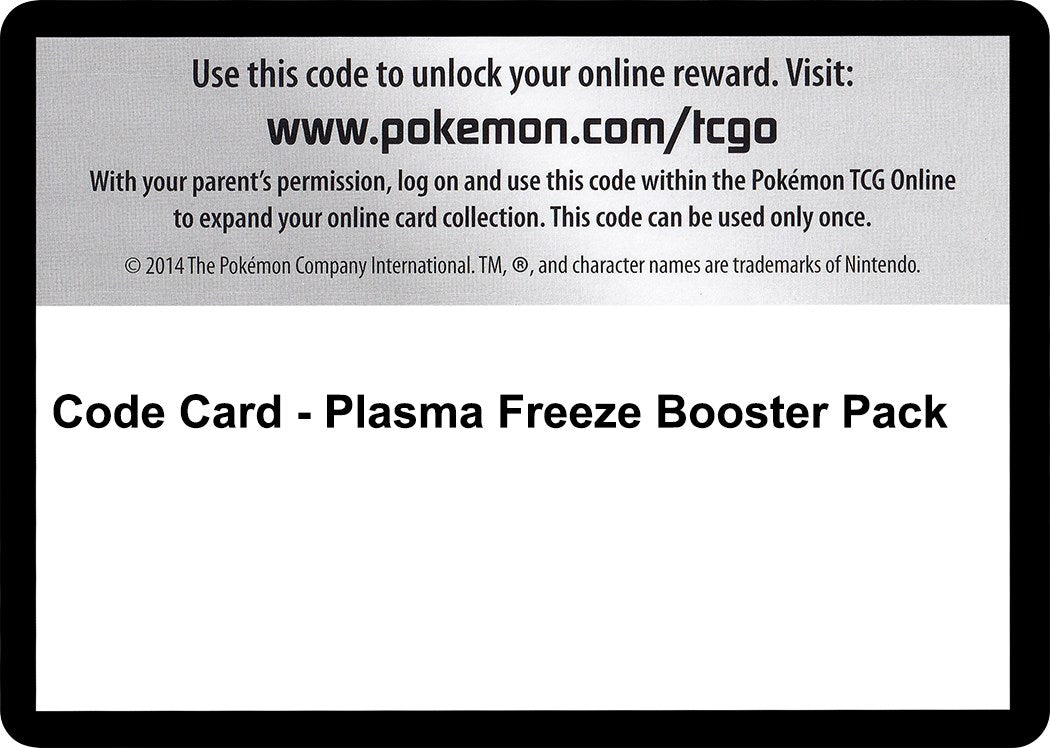 Code Card - Plasma Freeze Booster Pack [PLF]