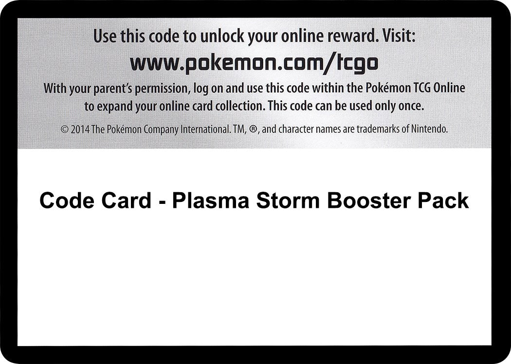 Code Card - Plasma Storm Booster Pack [PLS]