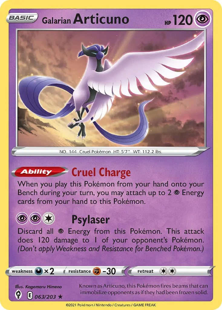 Galarian Articuno - 063/203 [PR - 063/203]