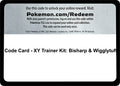 Code Card - XY Trainer Kit: Bisharp & Wigglytuff [PR]