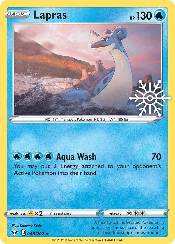 Lapras - 048/202 (Holiday Calendar) [MCAP - 048/202]