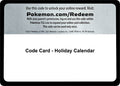Code Card - Holiday Calendar [MCAP]