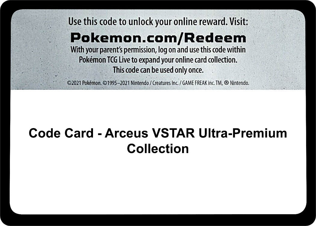 Code Card - Arceus VSTAR Ultra-Premium Collection [MCAP]
