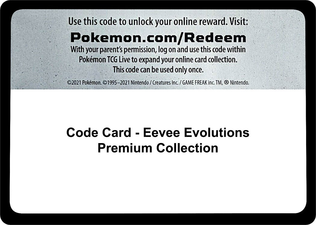 Code Card - Eevee Evolutions Premium Collection [MCAP]