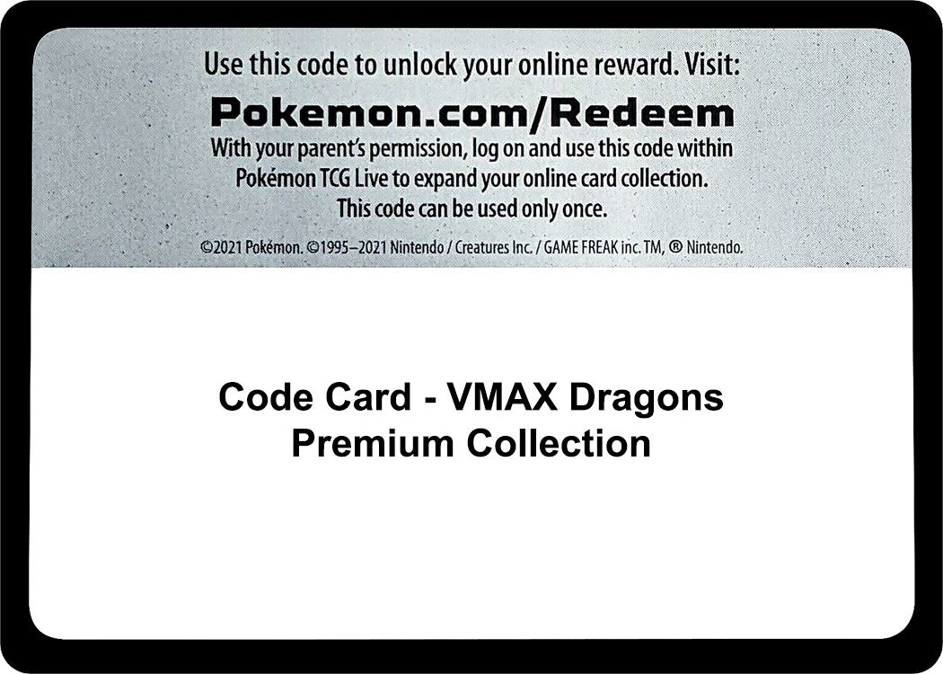 Code Card - VMAX Dragons Premium Collection [MCAP]
