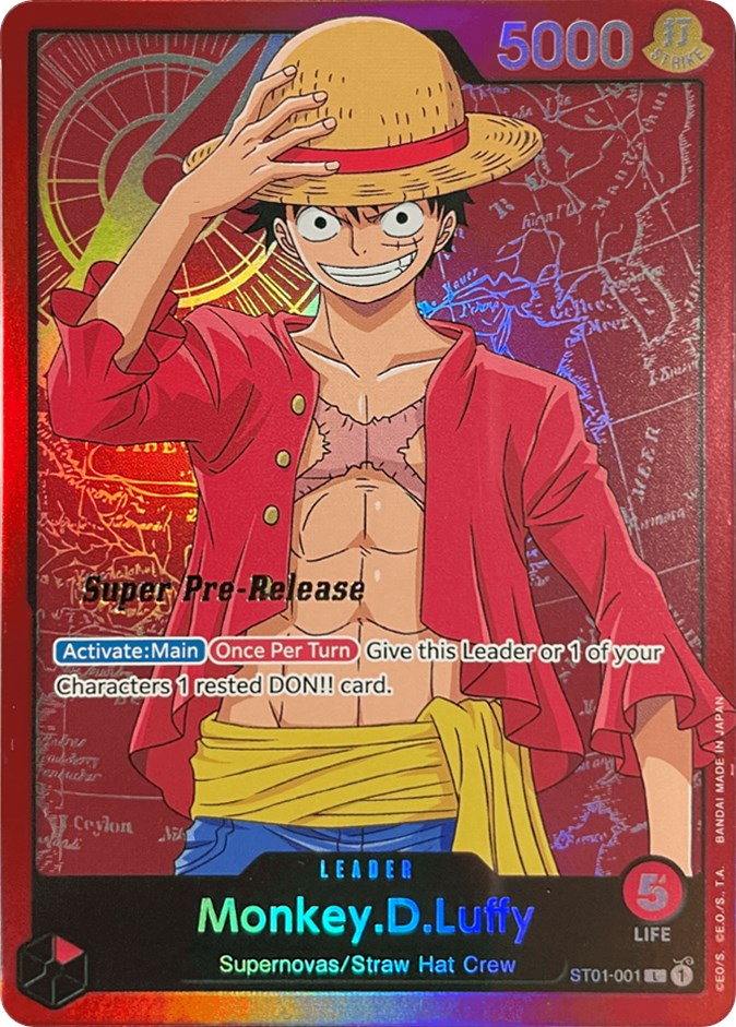 Monkey.D.Luffy (001) [ST-01 PRE - ST01-001]