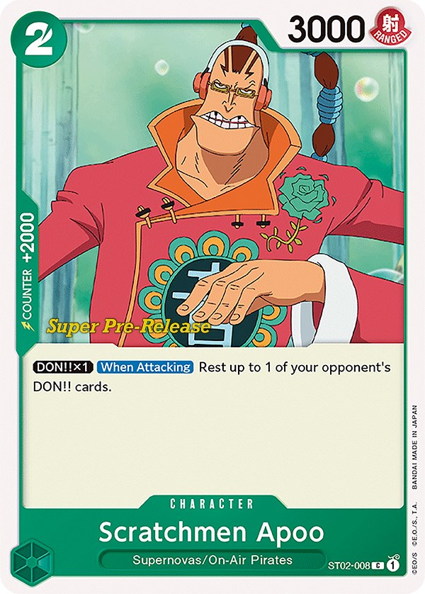Scratchmen Apoo [ST-02 PRE - ST02-008]