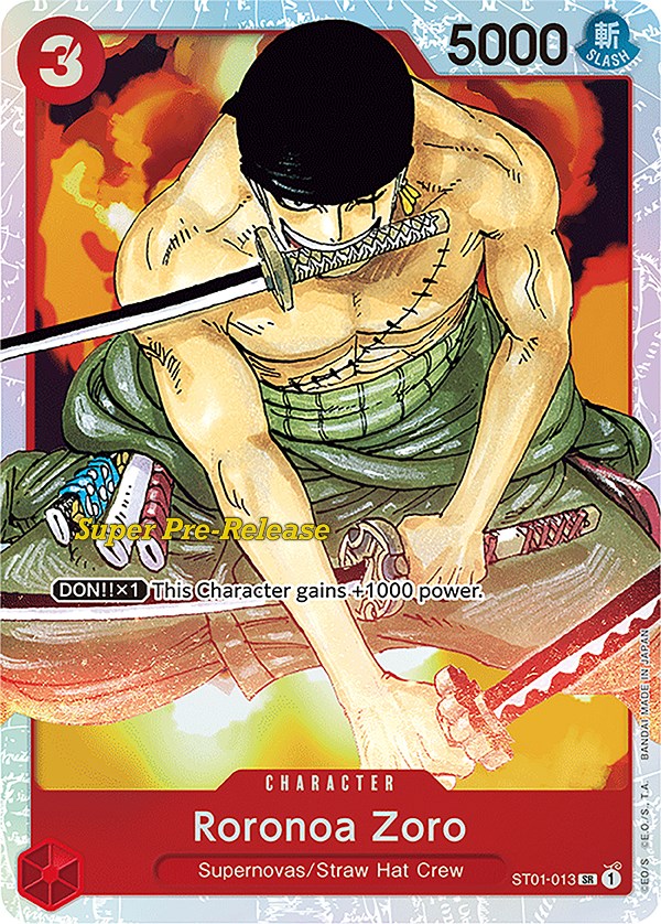 Roronoa Zoro [ST-01 PRE - ST01-013]
