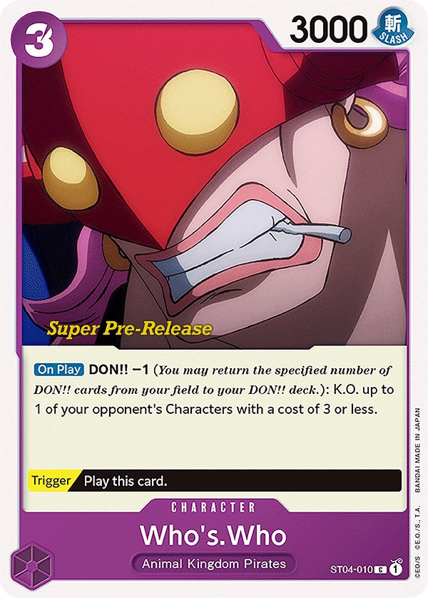 Who's.Who [ST-04 PRE - ST04-010]