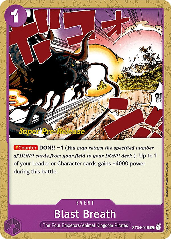 Blast Breath [ST-04 PRE - ST04-016]