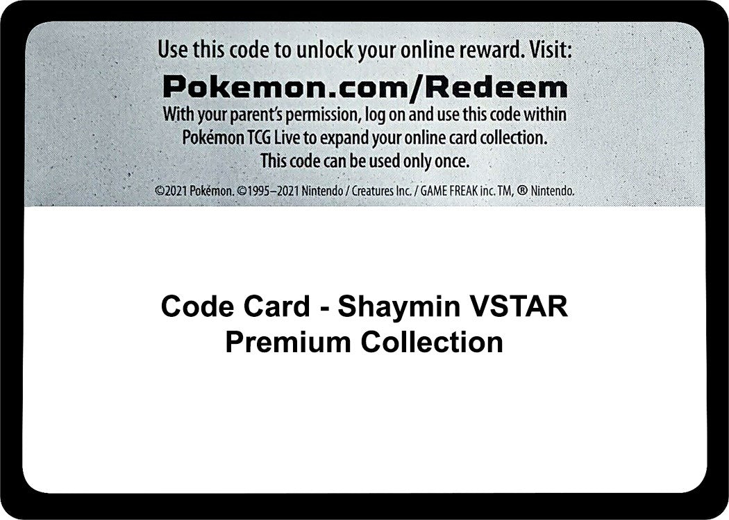 Code Card - Shaymin VSTAR Premium Collection [MCAP]