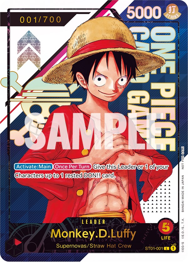 Monkey.D.Luffy - ST01-001 [Serial Number] [OP-PR - ST01-001]
