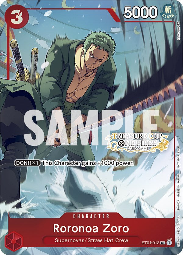 Roronoa Zoro - ST01-013 (Treasure Cup) [OP-PR - ST01-013]
