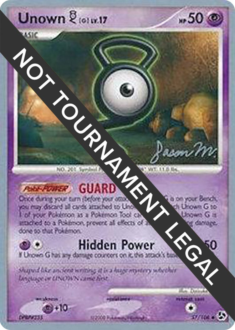 Unown [G] - 2009 (Jason Martinez) [WCD - 57/106]