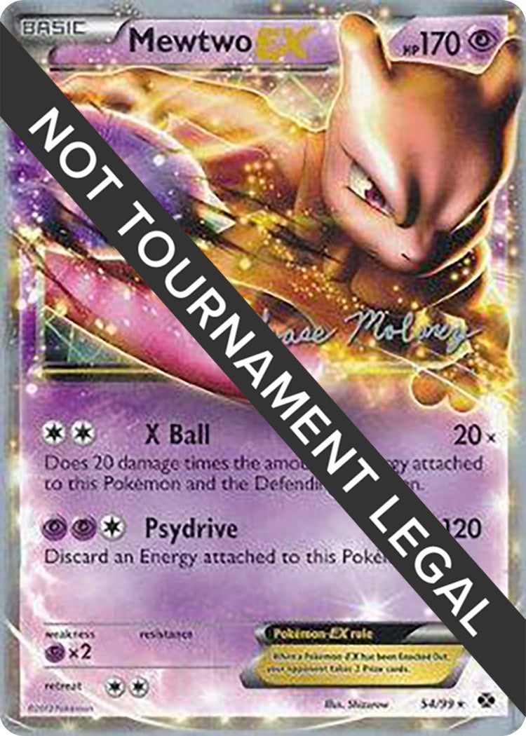 Mewtwo EX - 2012 (Chase Moloney) [WCD - 54/99]