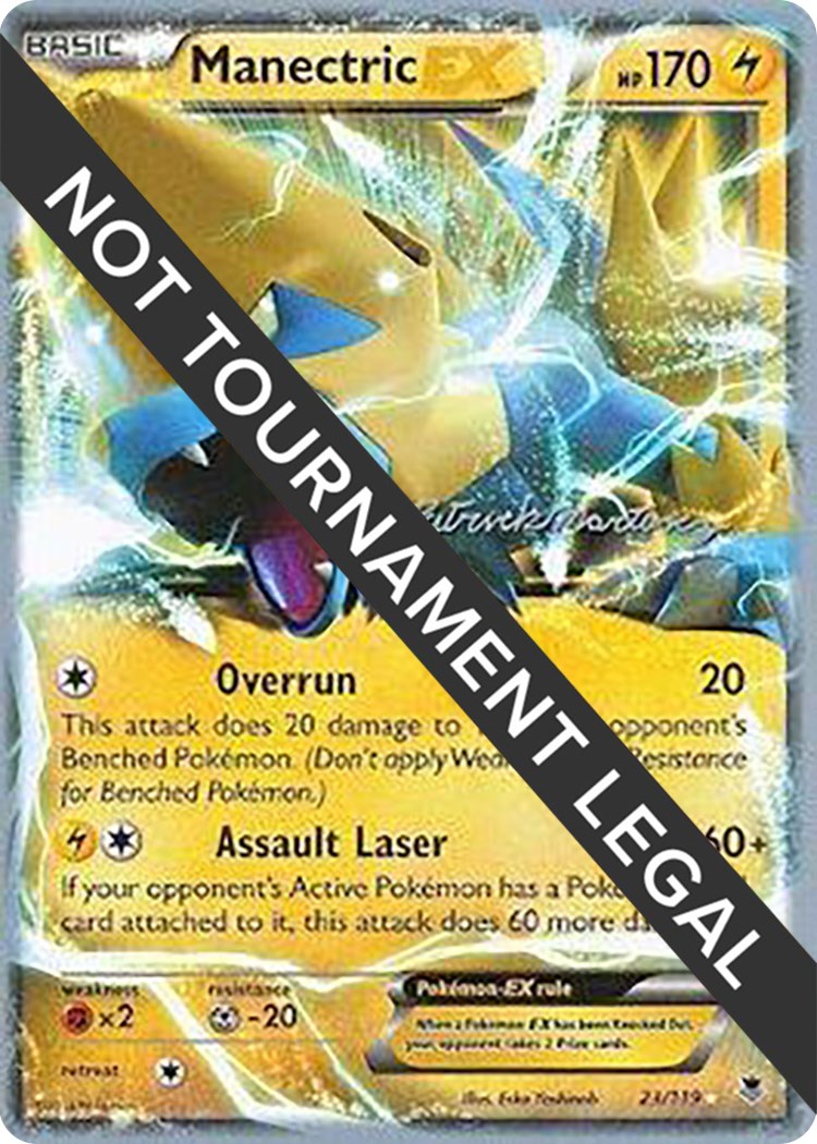 Manectric EX - 2015 (Patrick Martinez) [WCD - 23/119]