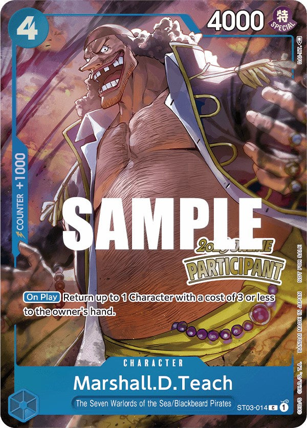 Marshall.D.Teach (Online Regional 2023) [Participant] [OP-PR - ST03-014]