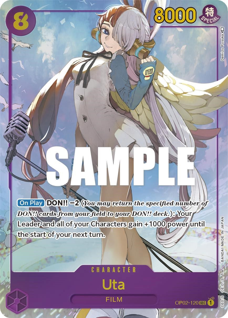 Uta (Alternate Art) [OP02 - OP02-120]