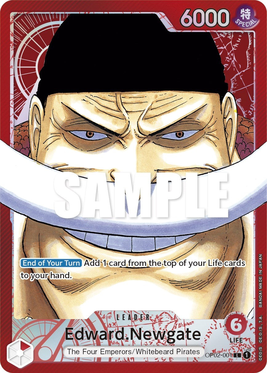 Edward.Newgate (001) (Alternate Art) [OP02 - OP02-001]