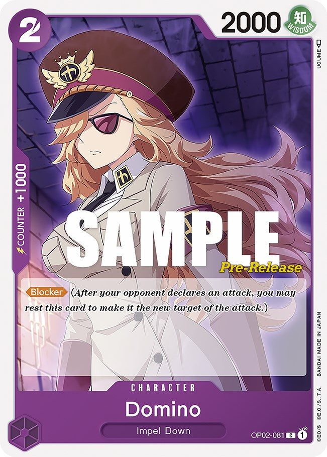 Domino [OP02 PRE - OP02-081]