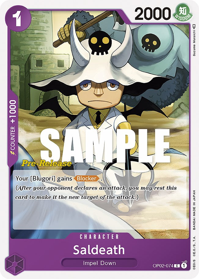 Saldeath [OP02 PRE - OP02-074]