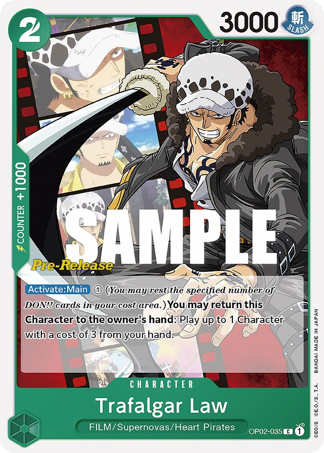 Trafalgar Law [OP02 PRE - OP02-035]