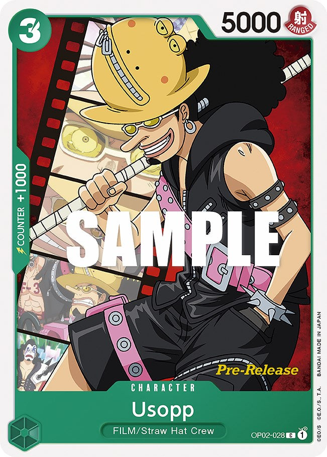 Usopp [OP02 PRE - OP02-028]