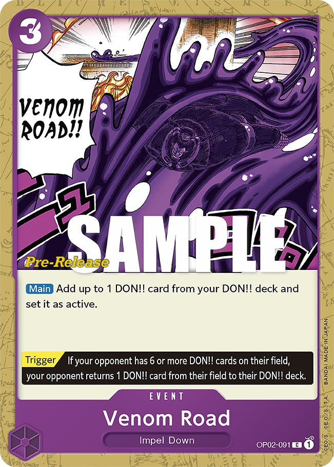 Venom Road [OP02 PRE - OP02-091]