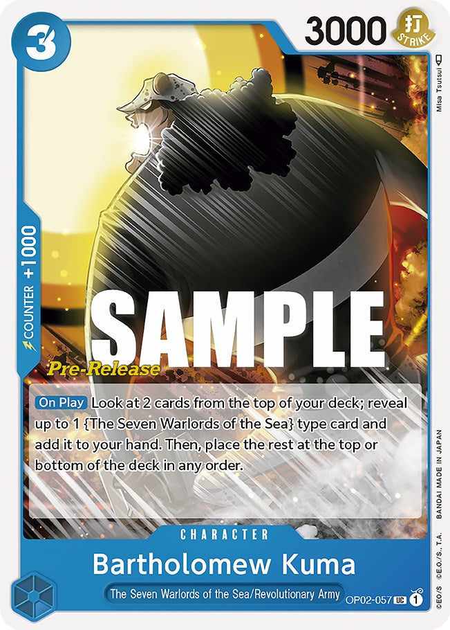 Bartholomew Kuma [OP02 PRE - OP02-057]
