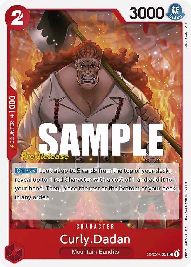 Curly.Dadan [OP02 PRE - OP02-005]