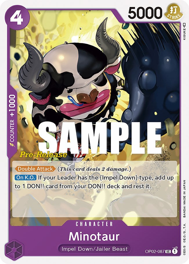 Minotaur [OP02 PRE - OP02-087]