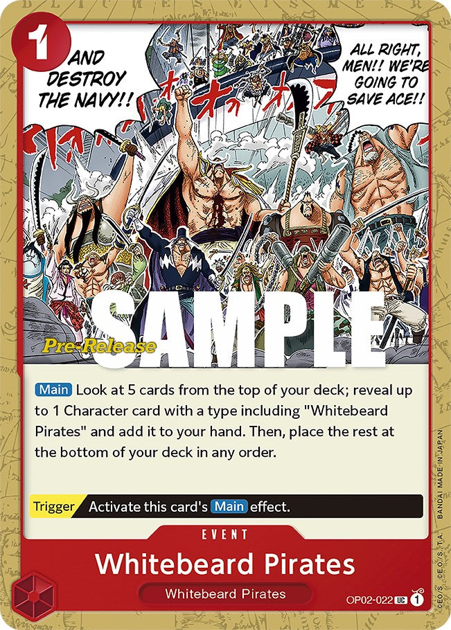 Whitebeard Pirates [OP02 PRE - OP02-022]