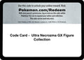 Code Card - Ultra Necrozma GX Figure Collection [WCD]