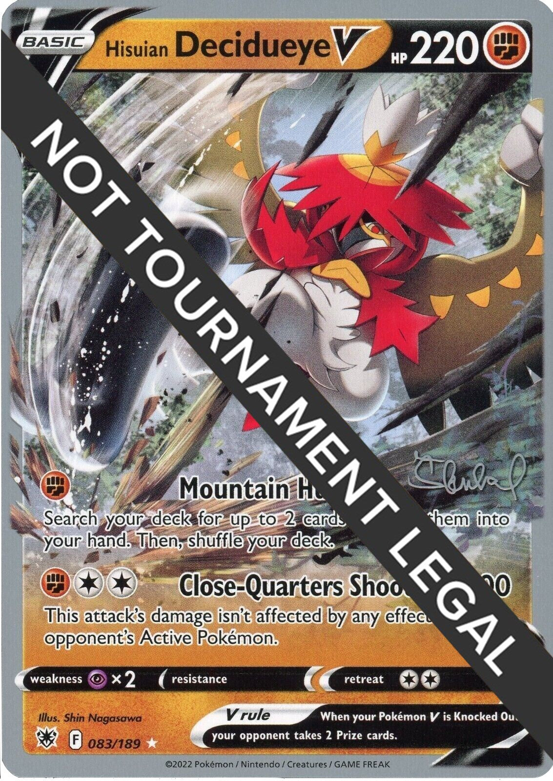 Hisuian Decidueye V - 2022 (Ondrej Skubal) [WCD - 083/189]