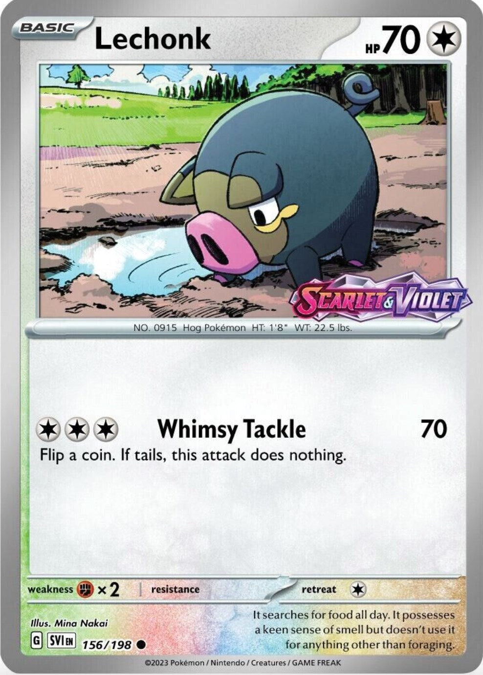 Lechonk - 156/198 (Best Buy Exclusive) [MCAP - 156/198]